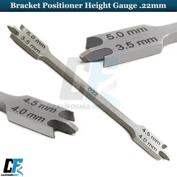 Dental Orthodontics Height Measuring Guages Bracket Gauge 022 Instruments