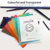 A4 Plastic Wallets - 35 Pack A4 Folders Plastic Wallets Document Files Popper Wallets with Pocket - AVARTEK