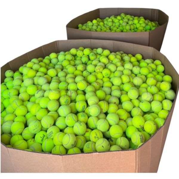 100 Used Tennis Balls for Dogs - Support USA Tennis Ball Recycling NonProfit: Bulk Tennis Balls for Dogs, Tennis Balls for Dogs Bulk, Dog Tennis Balls Bulk, Tennis Balls Bulk for Dogs (100 Balls)