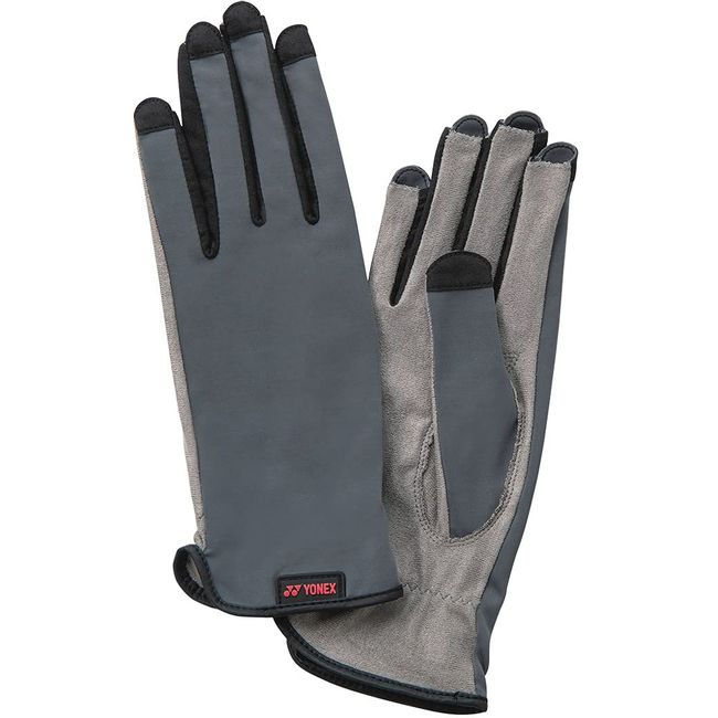 Yonex Unisex Tennis Gloves AC264 010: Gray, Medium