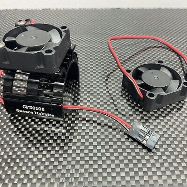 540 36mm RC Brushless Motor Heatsink / Cooling Fan For Traxxas Slash Rustler 4x4