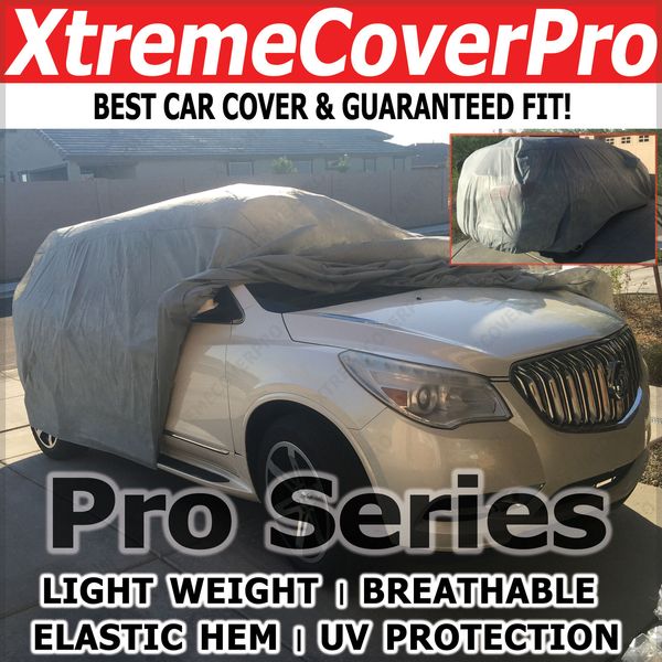 2015 BUICK ENCLAVE Breathable Car Cover w/Mirror Pockets - Gray