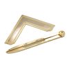 Masonic Freemason Gold Square & Compass Gift Set Presented in a Blue Box