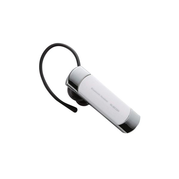 Elecom Bluetooth Headset, Hear Phone Calls, Music, & Video Audio, whites