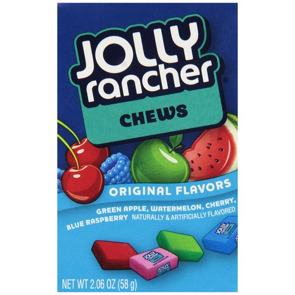 Hersheys Jolly Rancher Fruit Chews, 2.06-Ounces (Pack of 12)