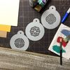 Designer Stencils C317 Celtic Knots Cookie Stencils, Beige/semi-transparent