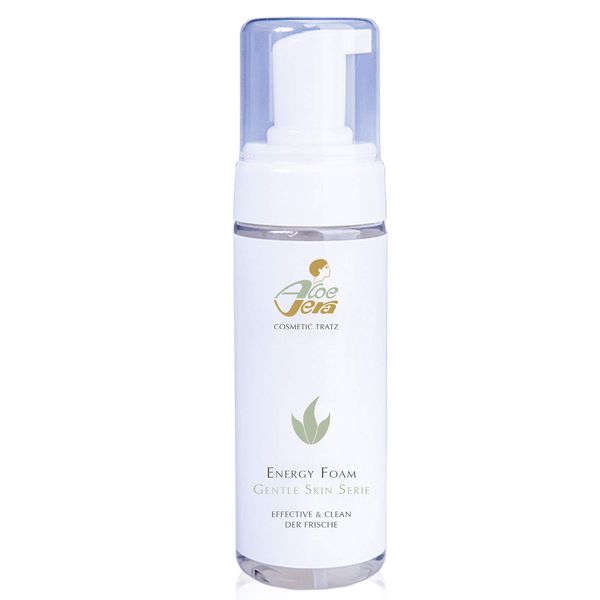 Aloe Vera Natur-Cosmetic Tratz Reinigungsschaum Energy Foam 150ml - Gentle Skin Serie - Made in Germany