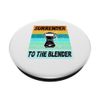 Retro Smoothie Surrender To The Blender Vegetable Smoothie PopSockets Standard PopGrip