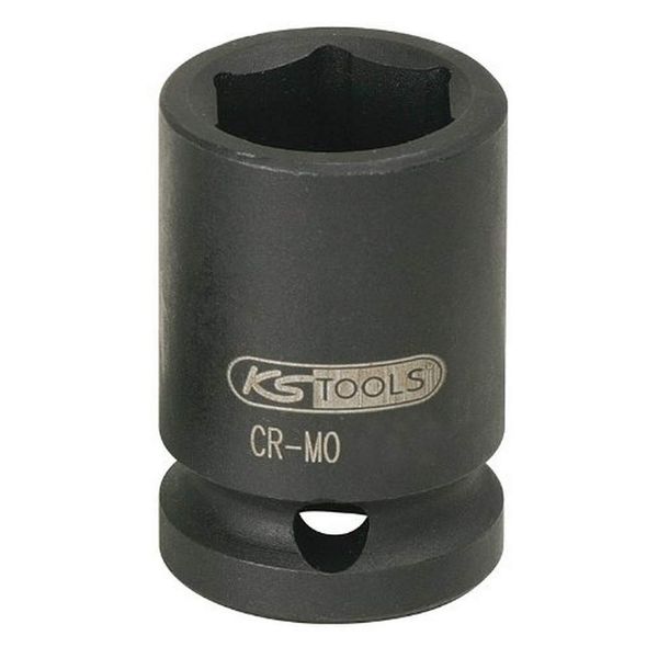 KS Tools 515.1012 Hex Impact Socket, Short, 1/2-Inch, 12mm