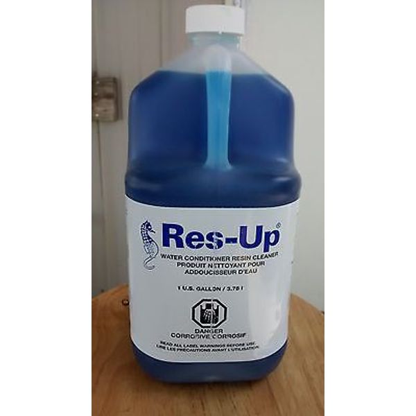 Resup (gallon size) for water softeners. Res-up liquid.