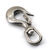 304 Stainless Steel Swivel Eye Lifting Hook, Safety Snap Hook, Cargo Hook Rigging Accessory Loading 150KG