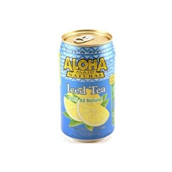 aloha maid iced tea can - 11.84oz [6 units] (073366118047)