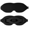 100% Blackout Sleep Eye Mask Unisex, Zero Eye Pressure & 3D Memory Foam
