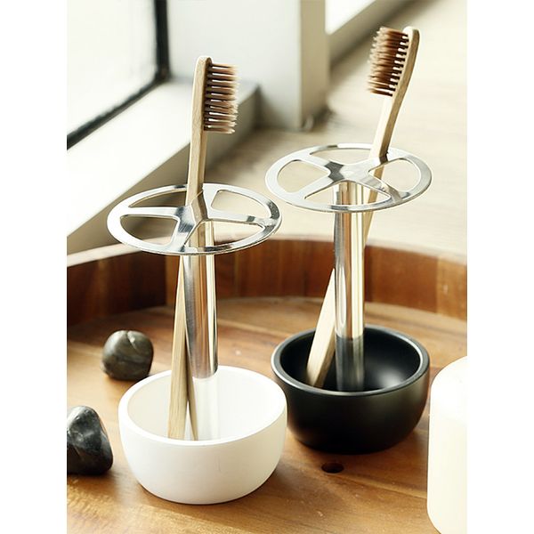 Modern 304 Stainless Steel Multipurpose Toothbrush Holder