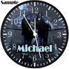 Denver Broncos Wall Clock 12" Large Personalized option with adding names F117