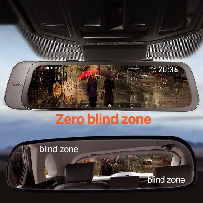 70mai Rearview Dash Cam Wide