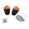 Motorcycle Fairing Indicators With Black Body And Amber Lens