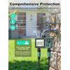 Sprinkler Timer, 2 Zone Water Timer with Rain Delay/Manual Watering/Automatic Irrigation Controller System