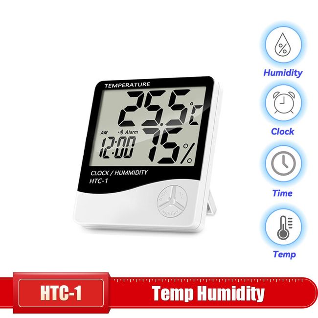 Office And Household Humidity Thermometer Htc-1 (2 Sets); ECVV USA –