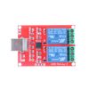 NOYITO 2-Channel 5V Computer USB Control Switch Relay Module Drive-Free Relay Module Plug and Play Suitable for PC Smart Controller