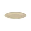 Beat Bread Plate Round 17 cm Round with Relief Sand Beige [RAB]