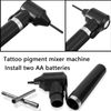 SOTICA 100 Pcs Ink Mixer Machine Kit, Ink Makeup Ink Mixer withMixing Sticks Set Pigment Agitator Ink Mixer Sticks for Makeup Accessories