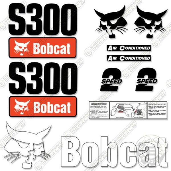 Fits Bobcat S300 Decal Kit Skid Steer Decals S 300 