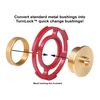 Milescraft 1201 Base Plate/Bushing Set for Routers