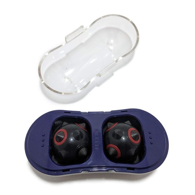Nikken 1 MagDuo Massage Balls - 13201, Magnetic Therapy, Deep Tissue Rehab Reflexology and Acupressure - Kenko Compact Portable Therapist - Works Perfectly for Stress, Fatigue and Soreness Relief