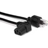 DIGITMON 10 FT 3 Prong Right Angled AC Power Cord Cable Plug for Sharp LC-80LE632U TV