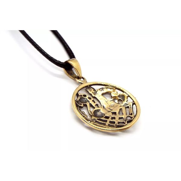 Small Bronze Sleipnir Odins Horse Nordic Viking Pendant