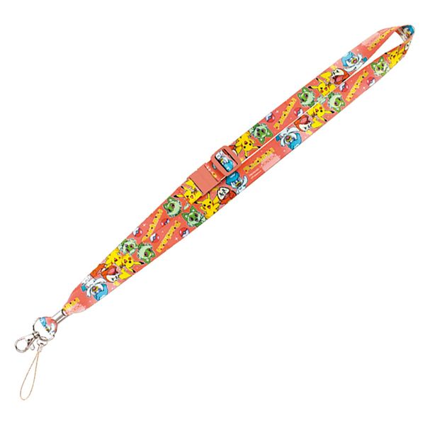 Tees Factory PM-5541535NA Neck Strap, 35.4 inches (90 cm), Pokemon Scarlet Violet, Antibacterial Specifications