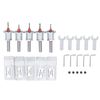 Countersink Drill Bit Set, 5Pcs Wood Drill Bit Set, Countersink Drill Bit Set Adjustable Replacement Combo with Case for Wood Metal Power Tool
