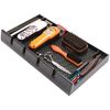 Barber Clipper Tray Organizer, Trimmer, Corded Clippers Holder for Hairdresser, Salon Station Haircut Tools Keeper with Anti-Slip Mat - 15.7" L x 8.9"W