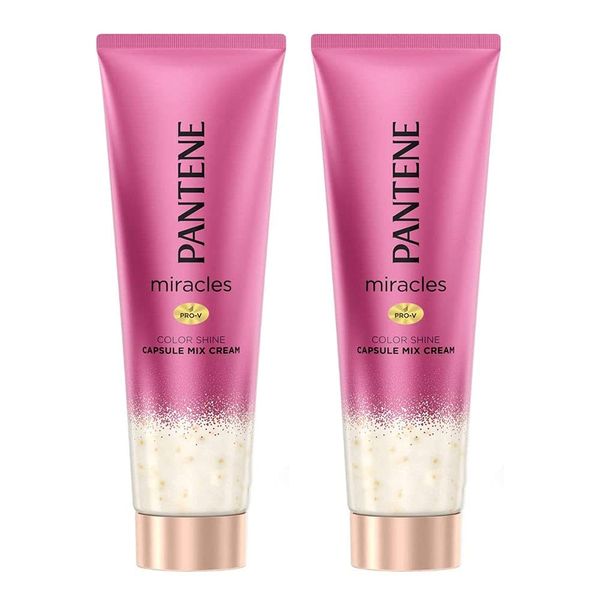 Pantene Miracles Color Shine Capsule Mix Cream, 4.2 oz (120 g), Set of 2