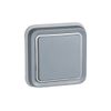 legrand 191510 Plexo Recessed Switch, Grey