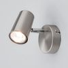 LITECRAFT Chobham Spotlight Adjustable Wall Ceiling in Satin Nickel - 2 Pack