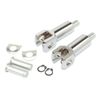 2.25" Passenger Foot Peg Rest Support Mount Clevis Kit For Harley Softail 00-06