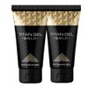 Titan Gel GOLD Combo Pack 2x50ml. VIP Formula Special Gel for Men