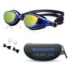 AIKOTOO Shortsighted Swim Goggles Wide View