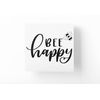 JasonCarlMorgan StickerCreations Bee Happy 2 Bumble Bee Sticker 280mm Glitter Red