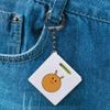'Orange Space Hopper' Keyring Tape Measure/Spirit Level Tool (KM00043610)