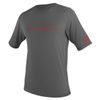 O'Neill Youth Basic Skins UPF 50+ Short Sleeve Sun Shirt, Graphite,14