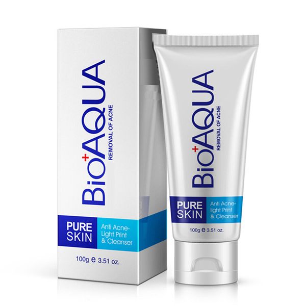 BIOAQUA Skin Care Acne Face Removal Cleanser Cream Spots Scar Blemish Mark 100g