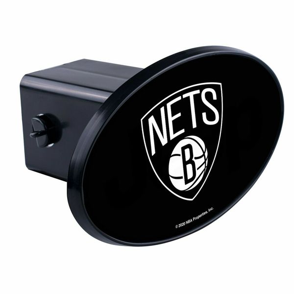 Brooklyn Nets NBA 3D Polyurethane Domed Plastic Hitch Cover 2" Receiver Car-SUV