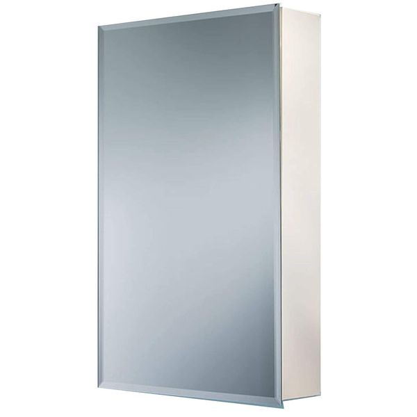 Jensen 1451 Horizon Frameless Single-Door Recessed Medicine Cabinet