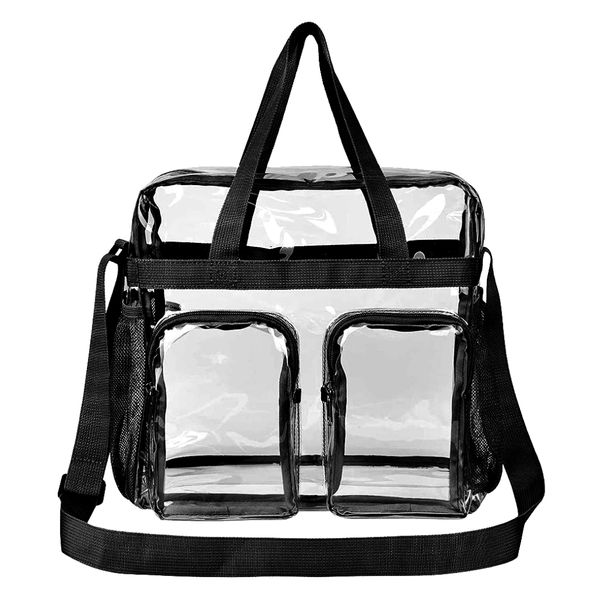 HAMILO Pool Beach Bag Clear Sports Bag Waterproof Bag PVC Material