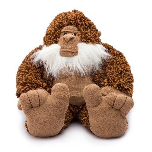 fabdog Fluffies Dog Toys - Squeaky Plush Dog Toy for All Breeds - Cute Animal-Themed Puppy Toys Make for Ideal Gift - Fun Nylon Dog Toys with Squeak | Small Bigfoot