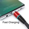 N. NETDOT Gen12 Micro-USB and USB-C [6.6ft,3 Pack red] Magnetic Fast Charging Data Transfer Cable Compatible with Android Device