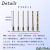 Cali&Brita [Trinity Tool] Hobby Pin Vice Bit Blade Carving Set with Dedicated Case (Blade Only)